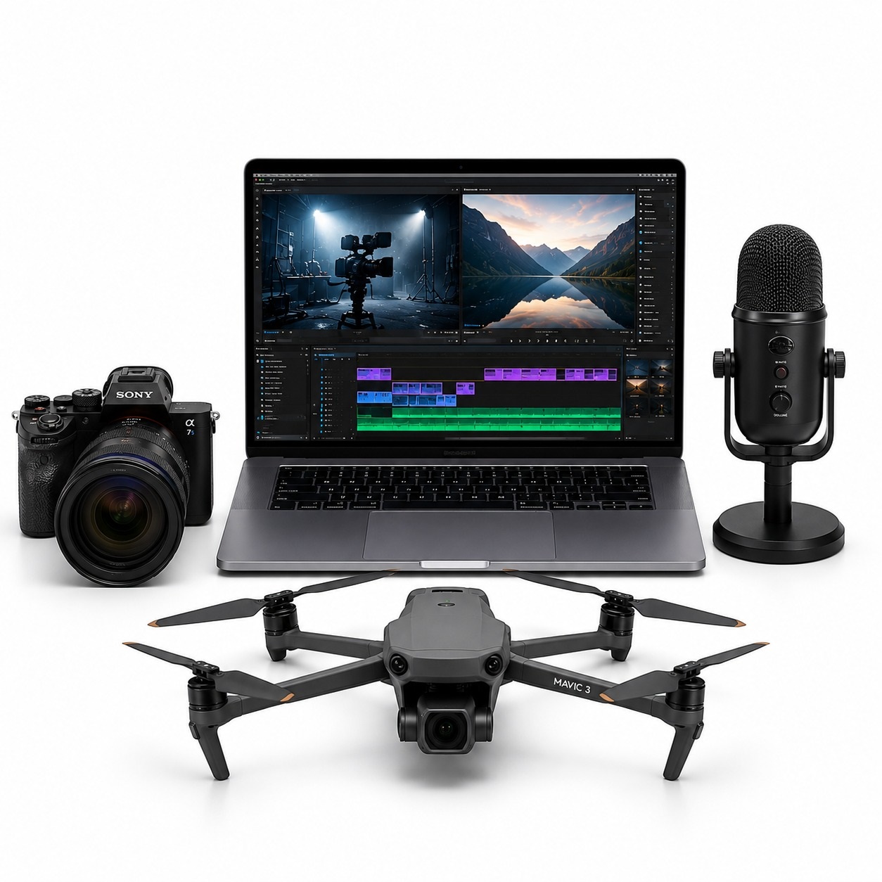 Video and visual content production package